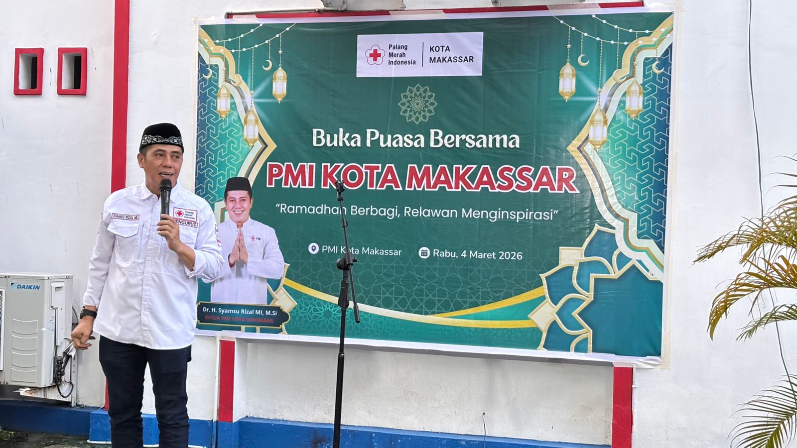 Kumpulkan Relawan PMI Makassar, Daeng Ical Canangkan Berbagai Program di 2026
